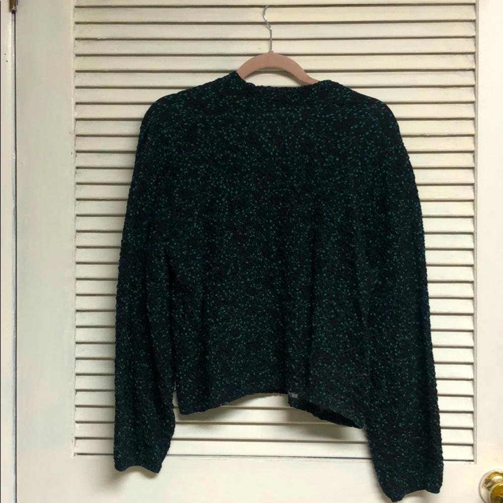High Neck zara WRINKLE EFFECT TOP